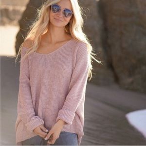 CJLA Carly Jean Los Angeles Rhea Sweater M/L Pink